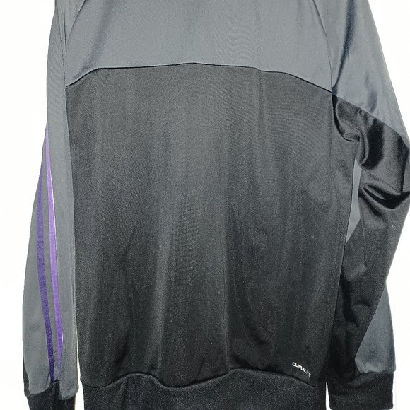 Adidas Climalite Jacket Purple/Black - Picture 2 of 3